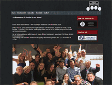 Tablet Screenshot of daniabrassband.dk